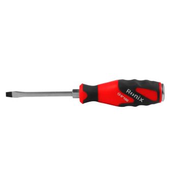 پیچ گوشتی تکی دسته TPR ضربه خور 150×6 دوسو رونیکس مدل RH-2968